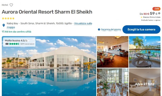 Vacanze, voli e hotel a Sharm El Sheikh