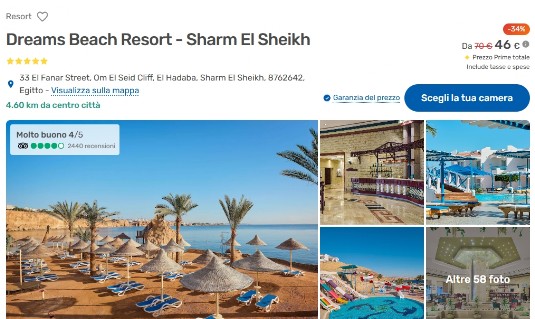 Vacanze, voli e hotel a Sharm El Sheikh