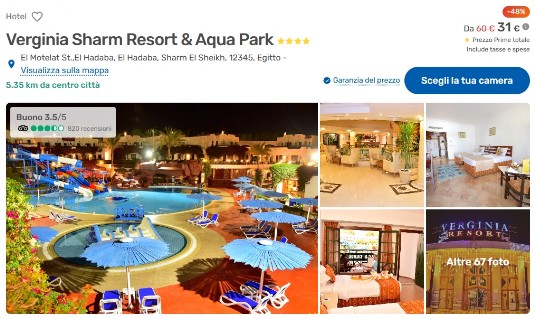 Vacanze, voli e hotel a Sharm El Sheikh