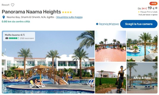 Vacanze, voli e hotel a Sharm El Sheikh