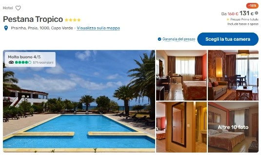 Vacanze, voli e hotel a  per Capo Verde